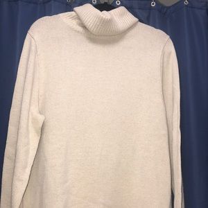 J. Crew cream colored turtle neck sweater